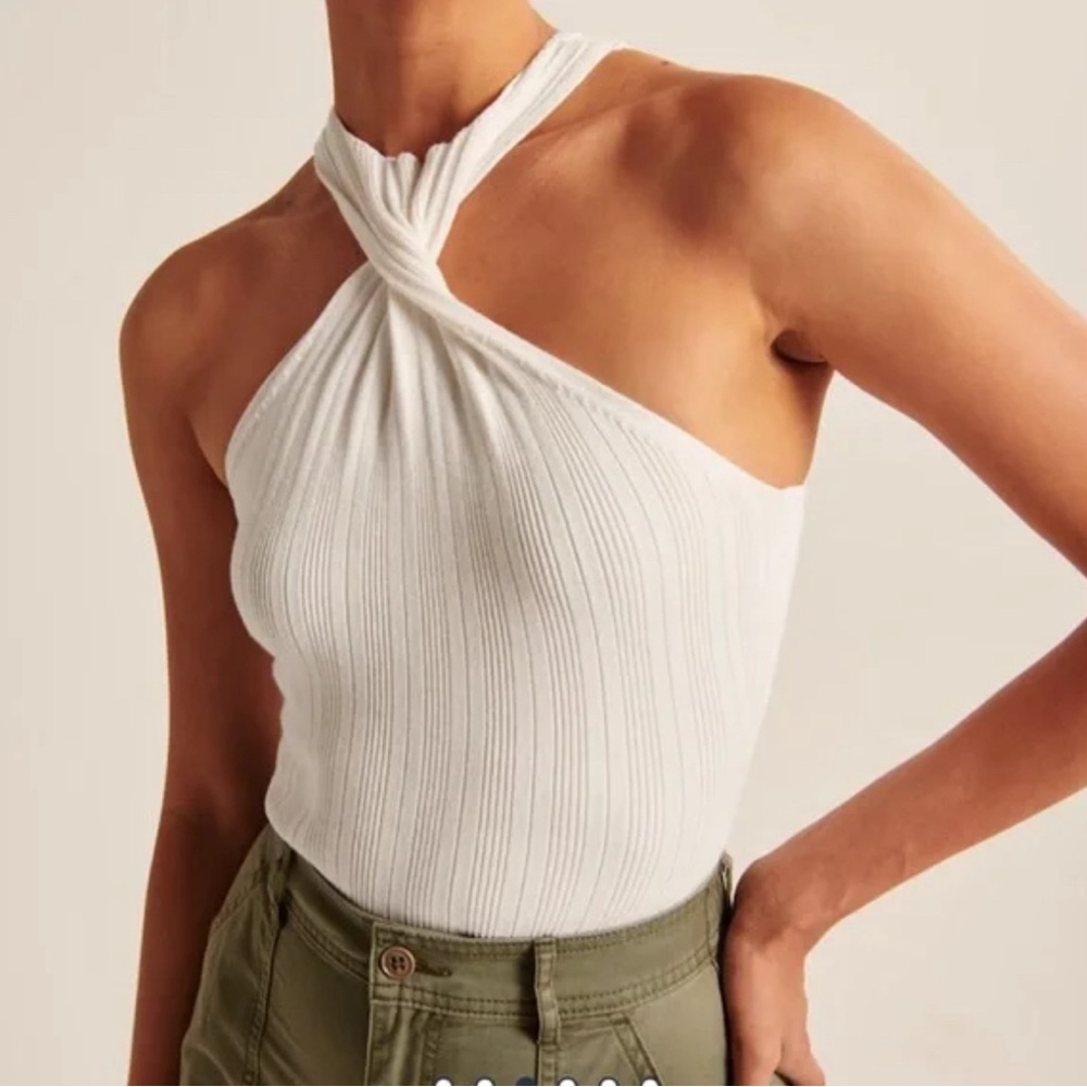 A&F Twist-Front Bodysuit